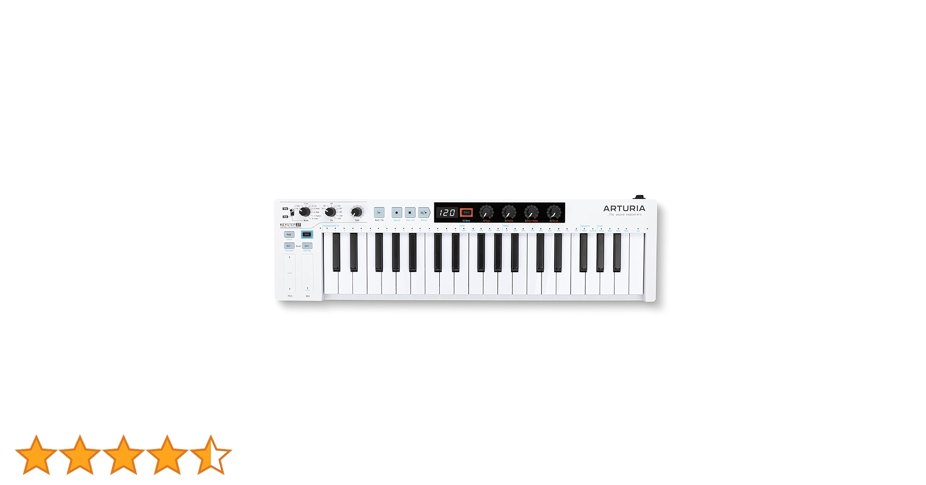 ARTURIA KEYSTEP 37 ホワイト MIDIキーボード Amazon | Arturia ARTURIA MIDIキーボード コントローラー